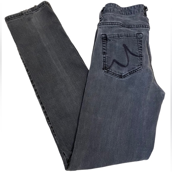 Madison Jeanswear Skinny Grunge Punk Distressed Deconstructed Raw Denim Jeans - Picture 1 of 7